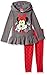 Disney Girls' 2 Piece Minnie Mouse Fleece Hoodie with Legging