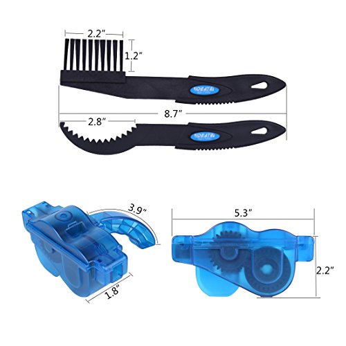 Bike Chain Cleaner, Bbtops Chain Cleaning System Clean Accessories Bicycle Chain Machine Brush Scrubber Bicycle Maintenance Clean Accessories Set - Quick Clean Tool for All Types of Bicycle - Thumbnail 2