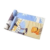 Winthome Microfiber Beach Towels Set 2 Pack Extra Large(60x30+40x20) Lightweight, Quick Dry Towel,Sand Free Towel for Beach, Travel, Swim, Pool, Camping (Shark 2 Pack)