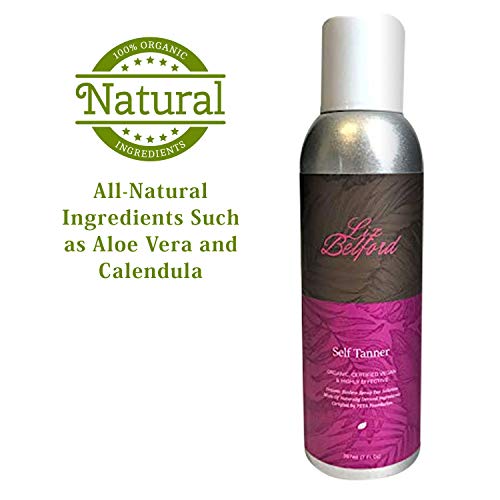 Liz Belford Organic Natural Instant Airbrush, Full Body Sunless Self-Tanning Spray