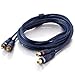 C2G 13042 Velocity RCA Stereo Audio Extension Cable, Blue (25 Feet, 7.62 Meters)
