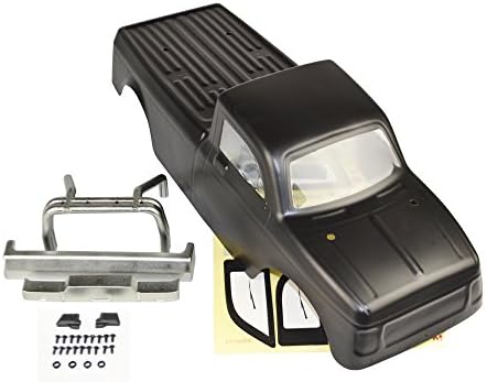 FullFunRC Black Car Body with Bumper and Roll Cage for BF-4 Monster Truck