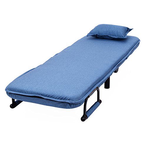 Folding Convertible Sofa Bed Arm Chair Sleeper Leisure Recliner Lounge Couch