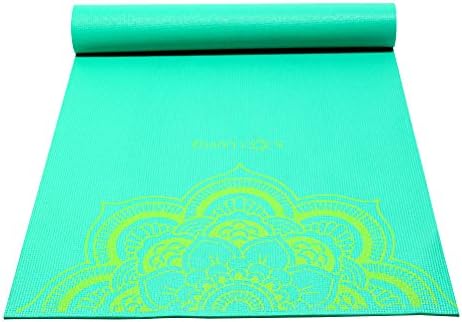 Sol Living Yoga Mat Stretching Pilates Meditation Exercise Mat Gym Equipment Non Slip Portable Travel Yoga Accessories Foldable Workout Mat - 24" x 72"