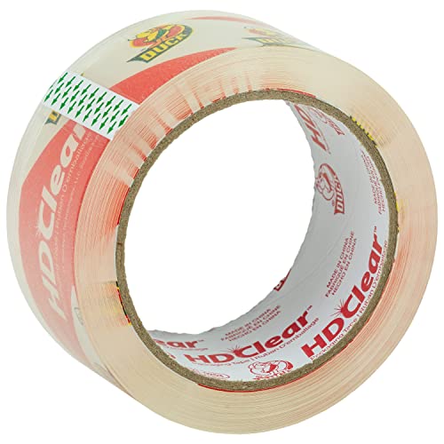 Duck HD Clear Heavy Duty Packing Tape Refill, 6 Rolls, 1.88 Inch x 54.6