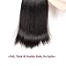 Brazilian Straight Hair With Closure 3 Bundles Unprocessed Virgin Human Hair Bundles With Lace Closure Three Part Hair Extensions Natural Color (24 26 28+22Three part)