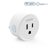 Smart Plug WiFi Outlet Timer, NTONPOWER Electrical Outlet Switch Compatible with Amazon Alexa and Google Assistant Voice Remote Control for Home Appliance (White)