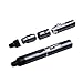 Portable Metal All in One Pipe for Dry Herbs, Detachable Pipe, Easy to Clean (Black)