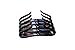 Parcelona French Crab Interlocking Large Celluloid Shell Hair Clip Side Comb Approx. 3.5 Inches