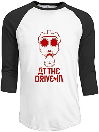 At The Drive In Cartoon Logo Cool Men's 3/4 Sleeve T Shirt