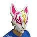 Ginkago Fortnite Plastic Fox Drift Mask Helmet Halloween Latex Costumes for Adult Kids Game