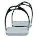 Coronet Double Offset Fillis Horse Stirrup Irons, 4 3/4-Inchthumb 1