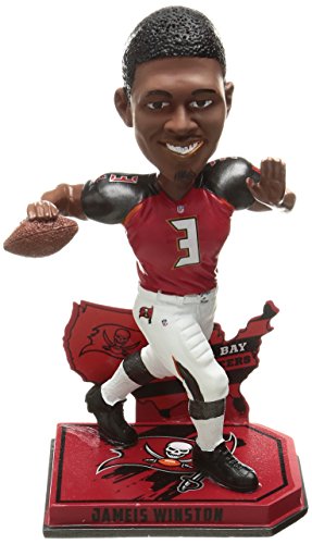 NFL Tampa Bay Buccaneers Jameis Winston Unisex Winston J. #3 Nation Bobble, One Size