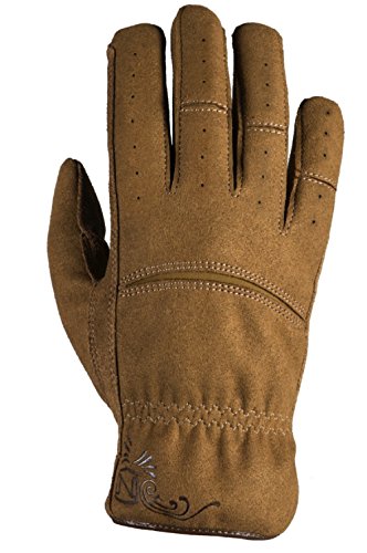 Noble Outfitters Working Womens Dakota Work Glove Horseback Tough Heavy Duty Gloves Tobacco (Medium)