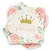 100 Pack Pink Princess Paper Napkins for Kids Birthday Party (2-Ply, 6.5 x 6.5 In)