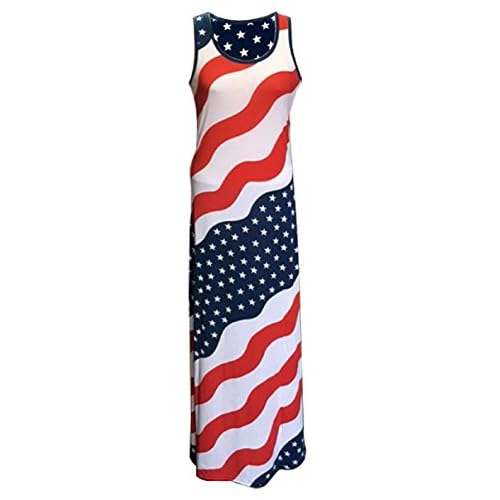 patriotic maxi dress