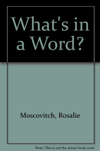 What's in a Word?