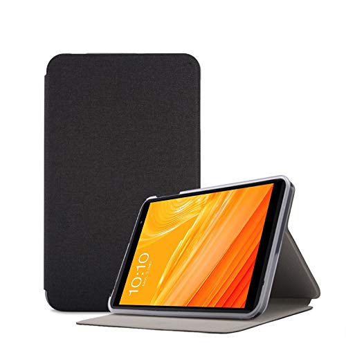 RLTech Case for Teclast P80X, Slim Lightweight Smart Shell Folio Cover with Stand Function for Teclast P80X 8 inch Tablet (Black-A)