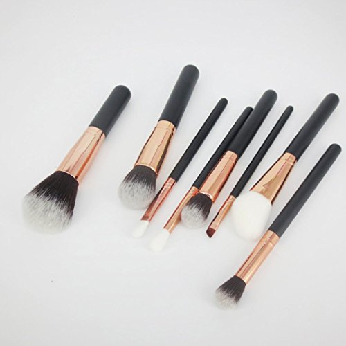 Hunputa 8pcs Cosmetic Makeup Brush Blusher Eye Shadow Brushes Set Kit (as the picture show)