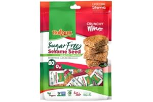GENERIC Dulzura Borincana Sesame Seed Healthy Sugar Free Mini Snack Bars, Sweetened with Stevia, 10.72 Ounce (Pack of 1)