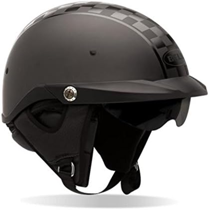 Bell Pit Boss Open Face Motorcycle Helmet (Checkered Twin Tone, X-Large/XX-Large) (Non-Current Graphic)