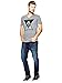 GUESS Men's Chip Logo V-Neck Tee