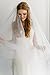Passat Pale Ivory Two-Tier 2M Chapel Circular Veil Edged with Horsehair VL-1028