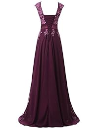 Belle House, vestido largo de gasa con abalorio de noche, para fiesta de graduación, para mujer