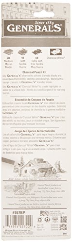 General's Charcoal Pencil Set - Image 3