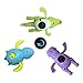 JollySweets Turtles Hippo Crocodile Wind Up Toys Floating Bath Toys 5 Pcs, Bathtub Toys for Toddlers, Clockwork Water Toys Swimming Toys Boys and Girls