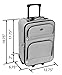New Black Travel Carry On Suitcase On Wheels With Extendable Handle [Apparel]