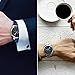 Shangpule Compatible for Gear S3 Bands, Galaxy Watch 3 45mm Band Galaxy Watch 46mm Bands, 22mm Stainless Steel Metal Replacement Strap Bracelet (Blue)