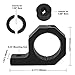 Mounting Bracket Tube,Eyourlife Mounting Bracket Tube Clamp Roof Roll Cage Holder For Work HID LED Light Bar 2pc