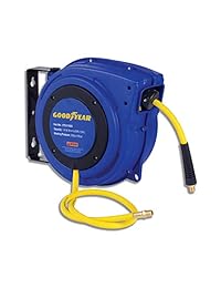 GOODYEAR - Carrete de manguera de aire retráctil y resistente, máximo 300 PSI, 3 8" o 1 4" x 50FT 65FT