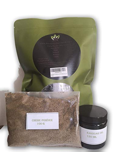 Authentische Chebe-Butter Für Haarwachstum, 120 Ml - Mit Chebe-Pulver, Sheabutter & Karkar-Öl