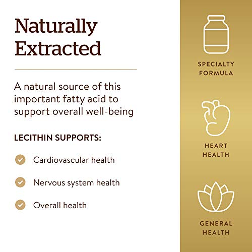 Solgar Lecithin Granules, 16 oz. Supports Overall Health Natural Soya Lecithin Source of