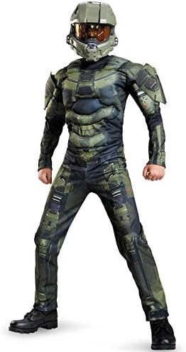 Mememall Fashion Halo Master Chief Classic Muscle Child Costume