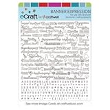 Craftwell Ecraft SD Image Cards, Banner Expressions