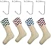 Boao Christmas Stocking Holders for Mantle, Metal Hooks Hanger Purse Hook Hanger Xmas Stocking Hangers Christmas Safety Hang Grip Stockings Clip for Fireplace Christmas Xmas Party Decoration