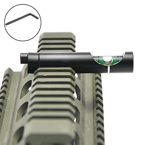 BESTSIGHT Metal Spirit Bubble Level for 20mm Picatinny Weaver Rail Rifle Scope Mount