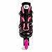 Inline Skates for Girls and Boys, Skates with Gel Wheels Adjustable Sizing for Adults and Kids, Inline Skates for Adult Female, Male, Lightweight Skates, High Bounce, Pink
