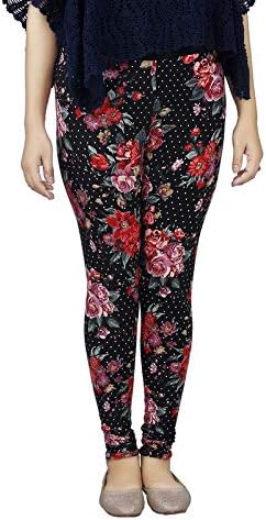 SH Retail Premium Stretchable Spandex Printed Leggings, Free Size
