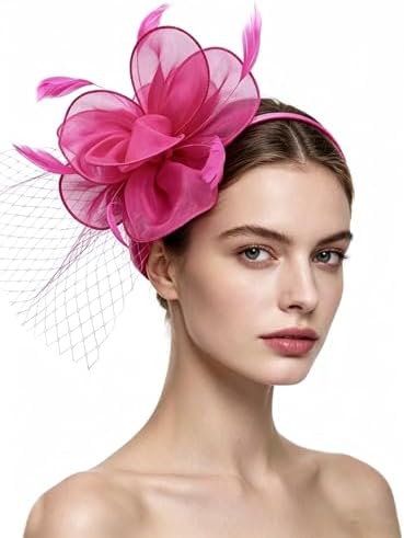 Fascinators Hat for Women Tea Party Fascinator 20s 50s  display picture 1
