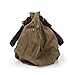 BMC Dark Tan Denim Multi Zipper Pocket Oversized Lined Fashion Handbag Satchel Shopper Tote