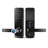 Smart Lock,YRHAND Smart Lock with Handle,Keyless Entry Electronic Smart Door Lock,Biometric Door Lock with 3D…