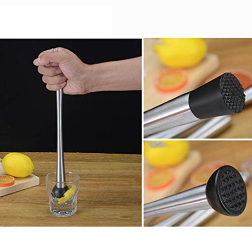 teng hong hui Cocktail Muddler Edelstahl Sektquirl EIS EIS-Crusher Bartending Crusher Kunststoff-End Bar Club Bartending… – Bild 8
