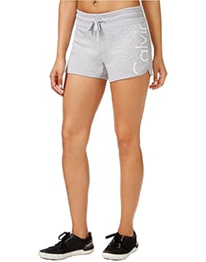 Calvin Klein Women's Plus Size Performance Terry Logo Shorts