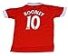 2015 Manchester United #10 Rooney Kids Home Soccer Jersey & Shorts Youth Sizes (12-13 Years)