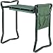 Best Choice Products Lightweight Multipurpose Foldable Garden Stool Kneeler w/EVA Foam Pad Seat, Bonus 3-Pocket Tool Pouch, and Sturdy Steel Frame, Green
