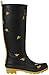 Joules Women's Wellyprint, Black Bees, 8 M US